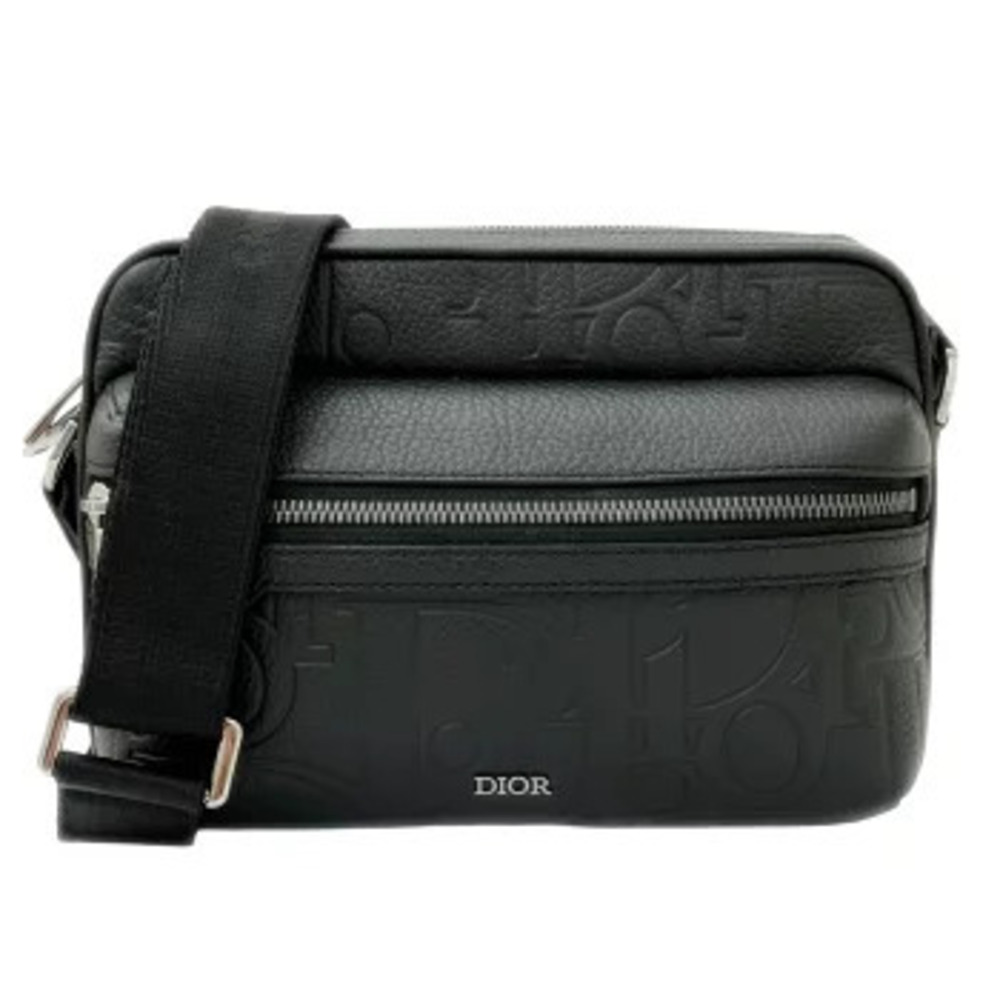 DIOR Rider Zip Messenger Bag Shoulder Leather